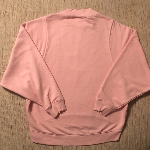 NWOT Monki Slogan High Neck Sweatshirt - Picture 5 of 5